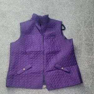 Purple Quilted Vest